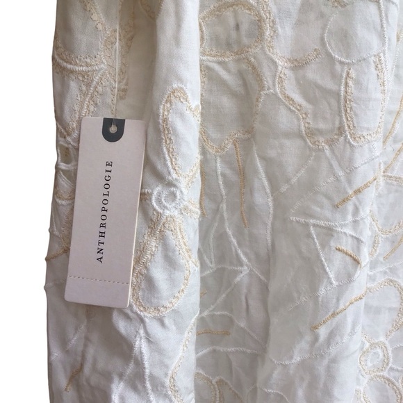 Anthropologie Feather Bone Adler Embroidered Blouse Size 14 NEW - Picture 9 of 9